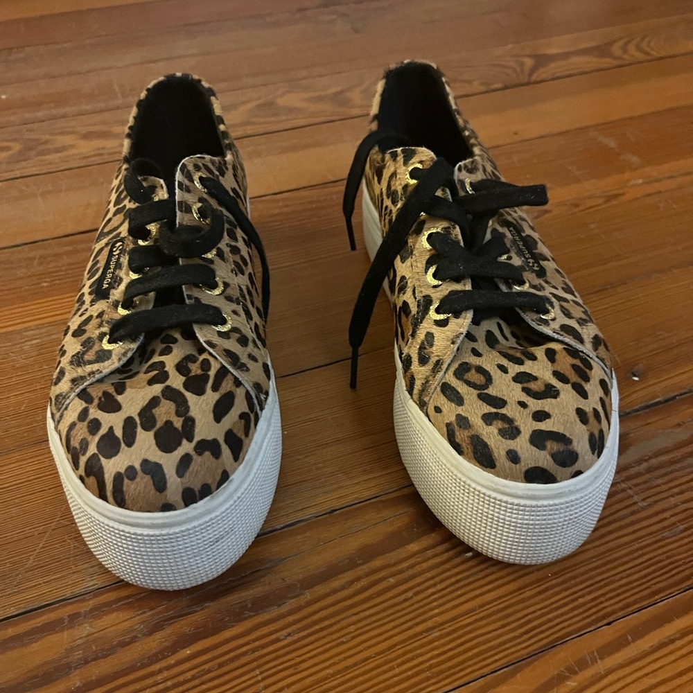 Superga Platform Sneaker Cheetah